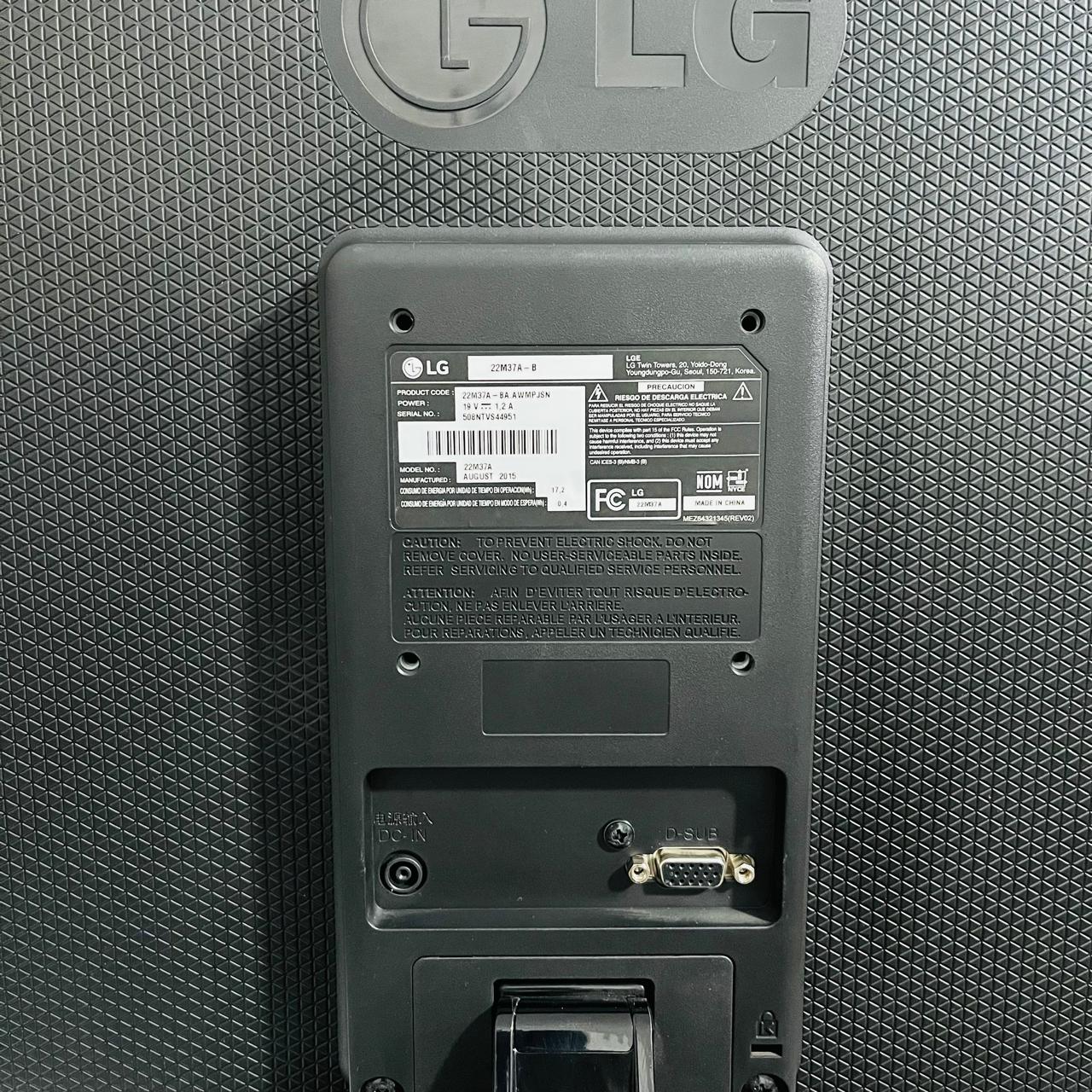 Monitor LG 22M37A-B, 21.5"