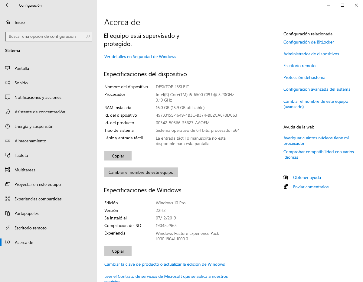 Hp Prodesk 600 G2 Sff 1.5tb Y 16gb Ram Win 10pro Intel Hd Graphics 530 (Reacondicionado)