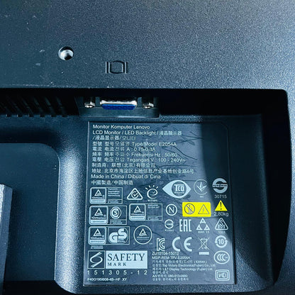 Monitor Lenovo ThinkVision E2054A  19.5"