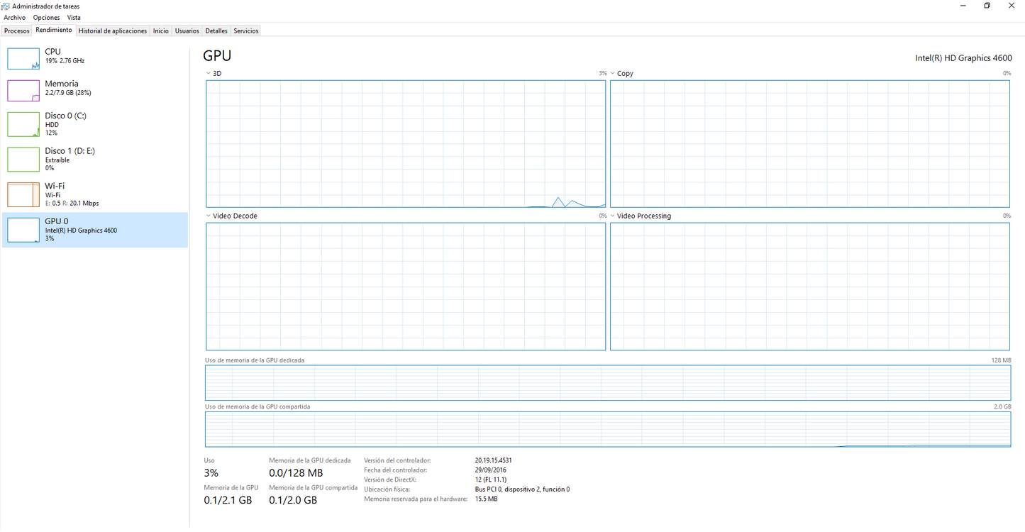 CPU DELL OPTIPLEX 3020 core i5, 500GB HDD