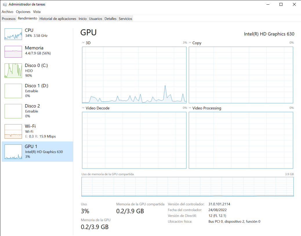 CPU DELL OPTIPLEX 3050