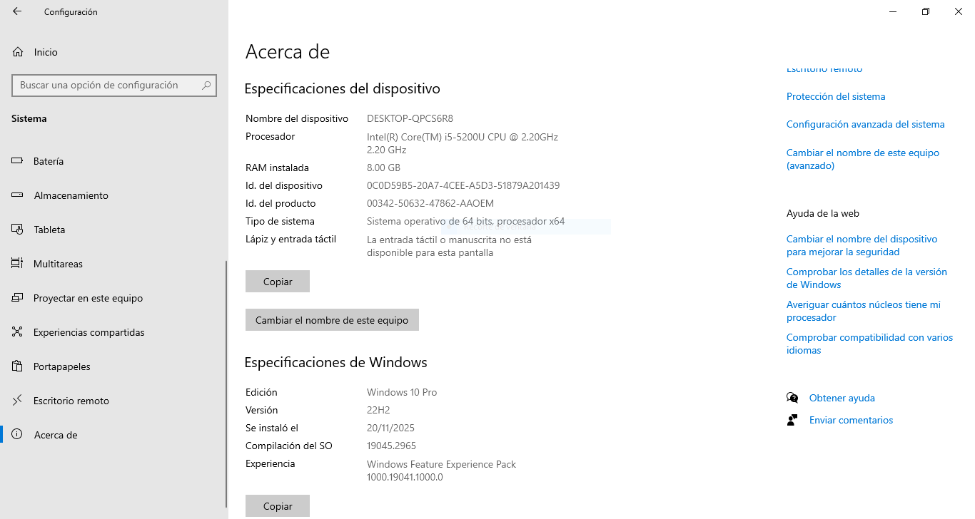 Dell Latitude 3460 Core I5 8gb Ram 500gb Hdd Windows 10 Pro Negro (Reacondicionado)