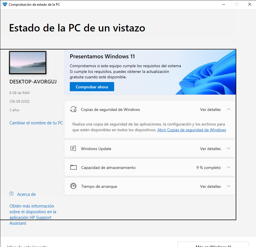 CPU HP Elitedesk 705 G4 SFF | 256GB SSD y 1TB HDD | 8GB DDR4 | Ryzen 5 Pro