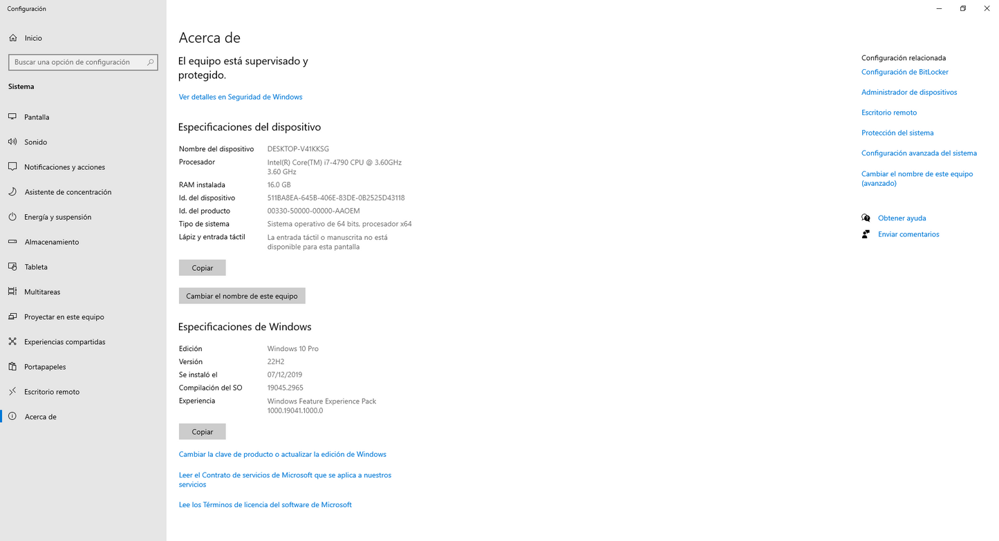 CPU DELL Optiplex 9020 Core i7