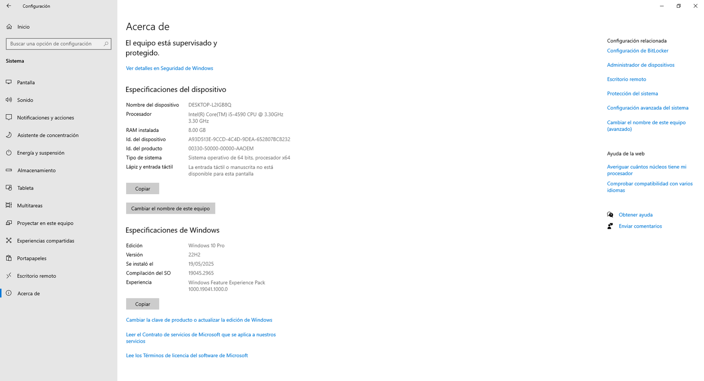 CPU DELL OPTIPLEX 3020 core i5, 500GB HDD