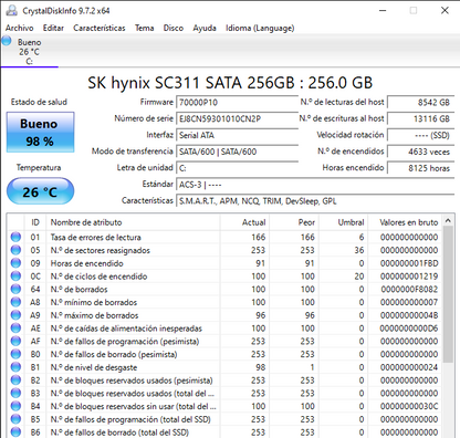Dell Latitude E5270 Core I5 6a Gen 16gb Ssd 256gb Win10 Pro Negro (Reacondicionado)