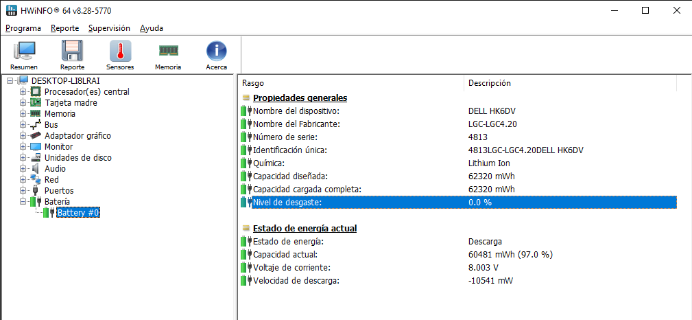 Dell Latitude E5270 Core I5 6a Gen 16gb Ssd 256gb Win10 Pro Negro (Reacondicionado)